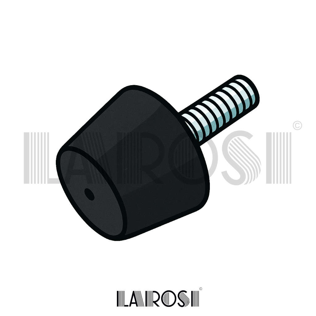 Larosi Antivibrante  Piedino Troncoconico Maschio KD